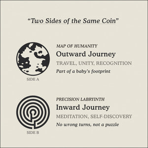 Big Journey with Cord - Sterling Silver, Superior Japanese Nylon Cord