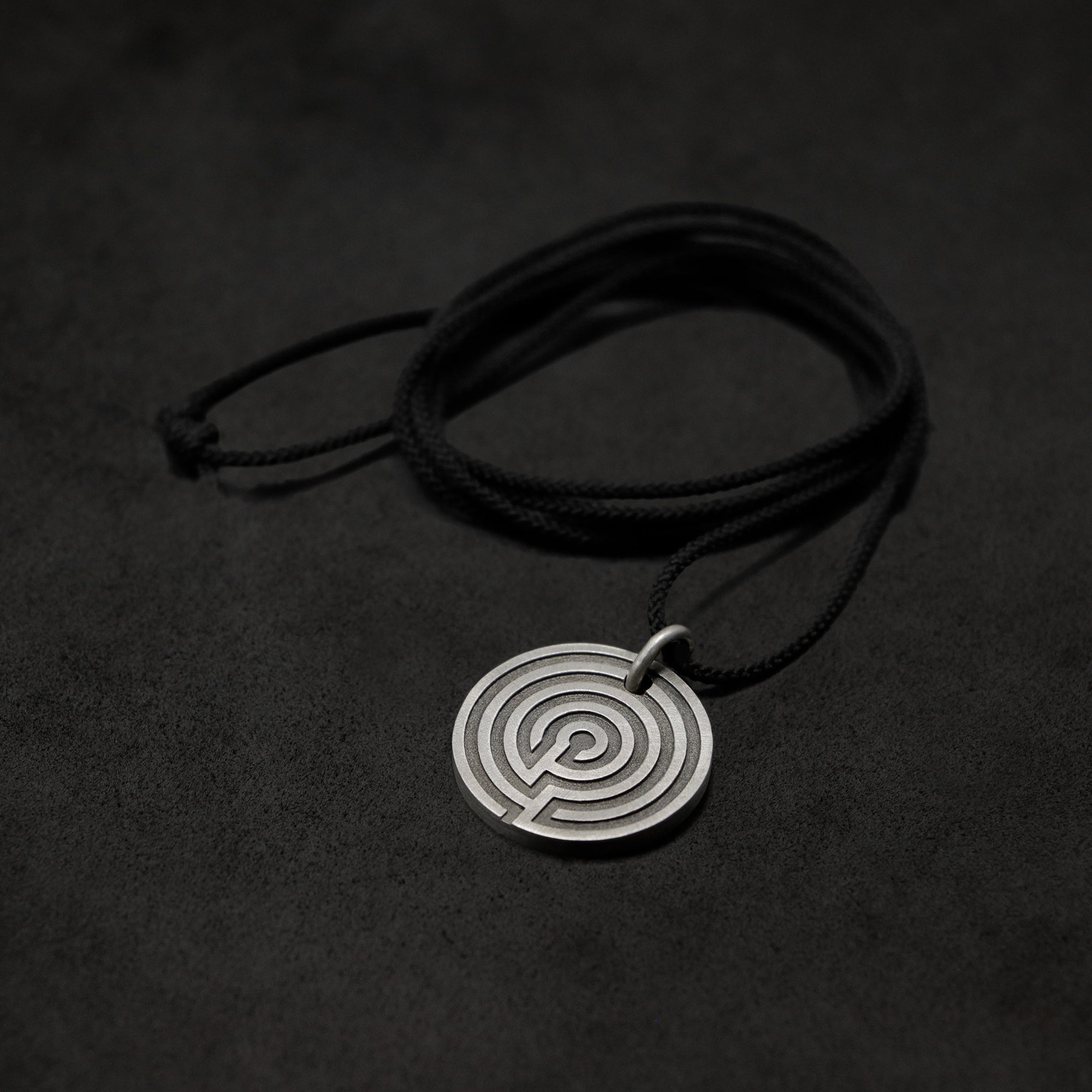 Big Journey with Cord - Sterling Silver, Superior Japanese Nylon Cord