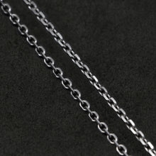 Load image into Gallery viewer, Chain closeup of Journey Platinum 950 with endless loop necklace by Caps Brothers
